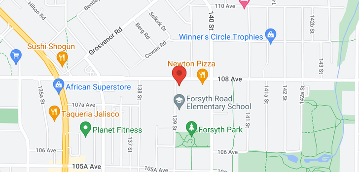 map of 308 10788 139TH STREET